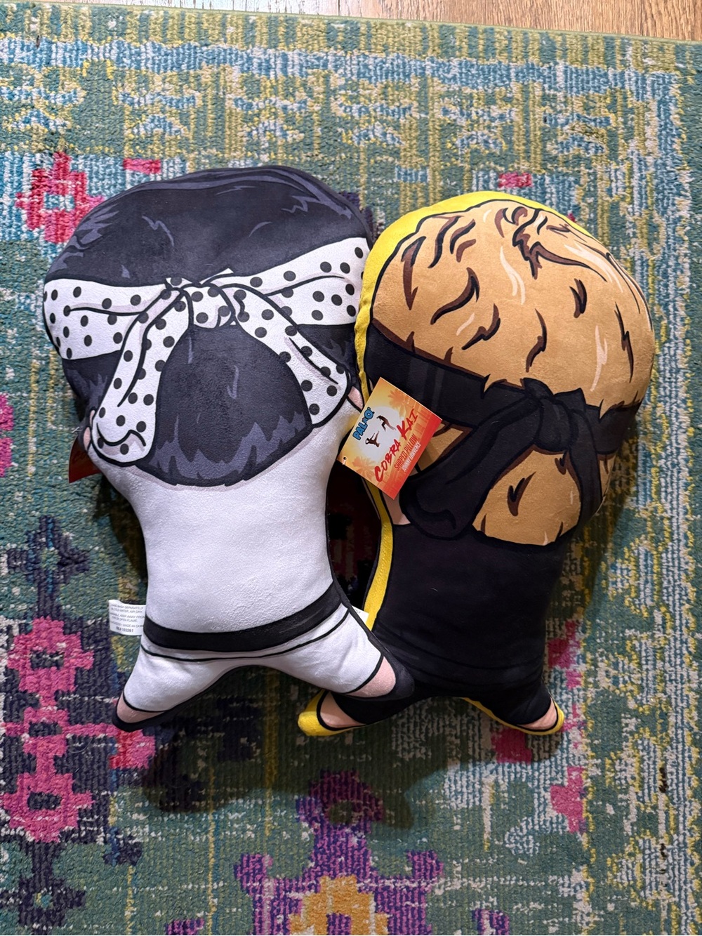 Cobra Kai/Karate Kid Character Plush Pillows - Johnny Lawrence & Daniel LaRusso - Picture 2 of 2